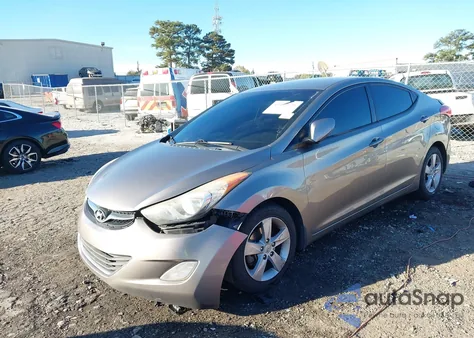 2013 Hyundai Elantra Gls из США, поврежденный, VIN 5NPDH4AE7DH313115